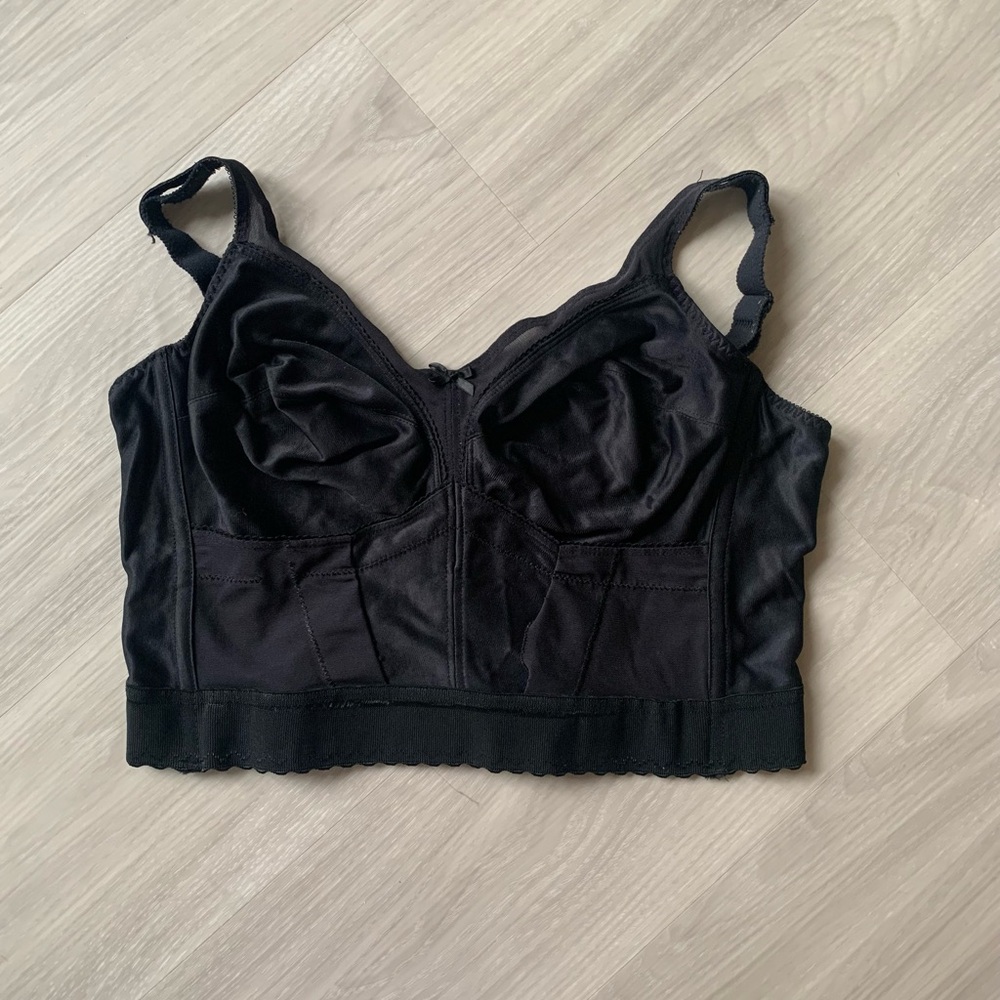 Vintage Carnival Black Corset Top / Bra (40D, Style 720) 🖤